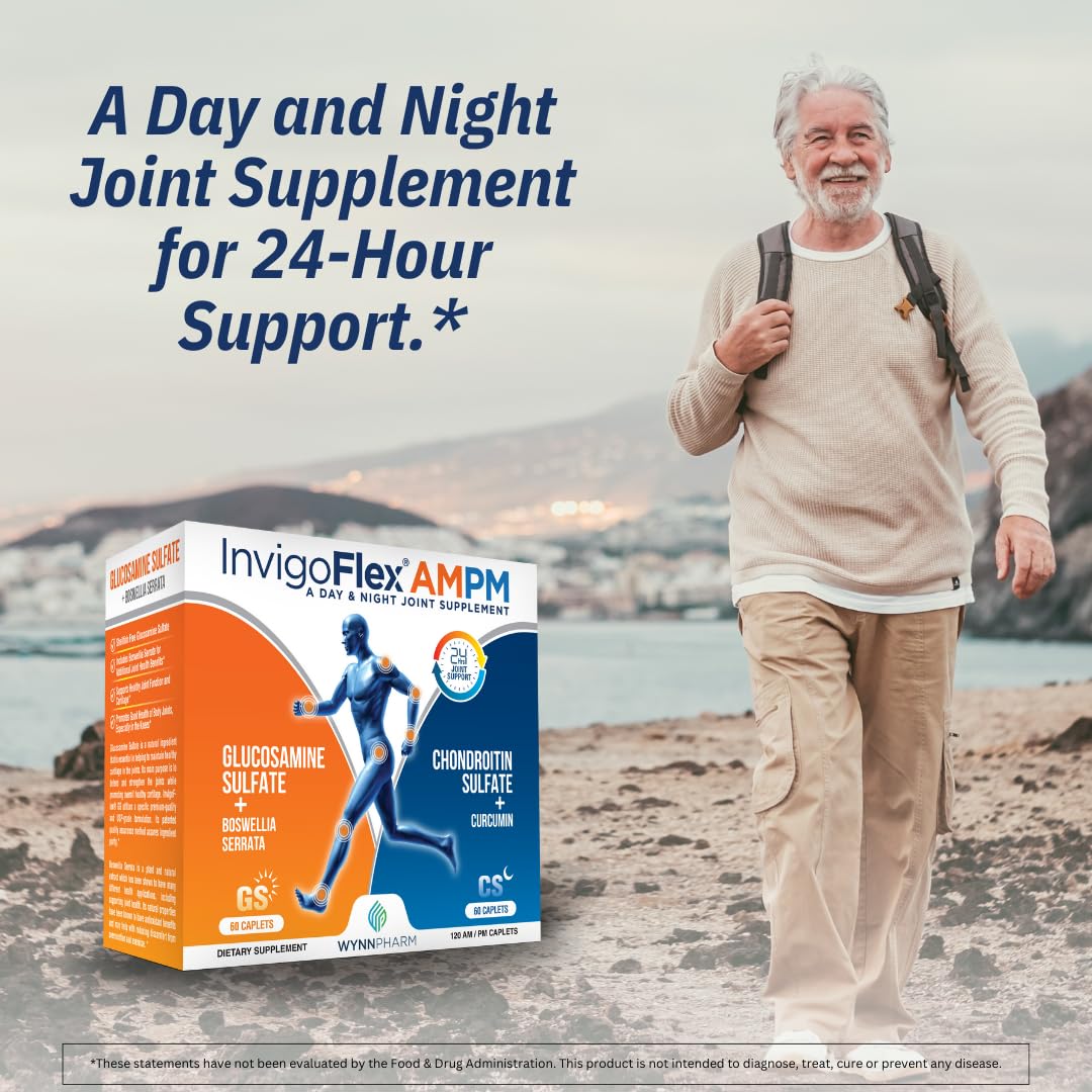INVIGOFLEX AMPM gluten-free and non-GMO label for clean daily use.