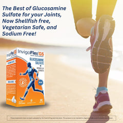 INVIGOFLEX GS packaging box emphasizes USA-made quality for trust and consistency