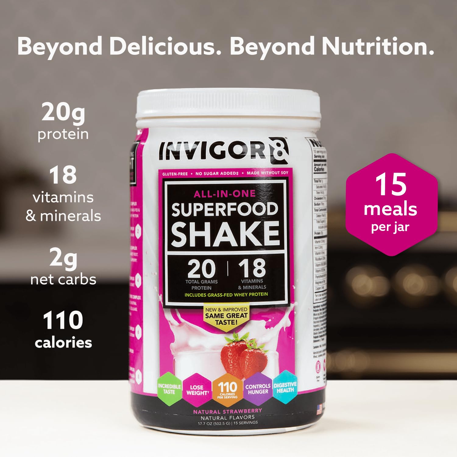 INVIGOR8 omega-3 flax seeds visualization for daily nourishment