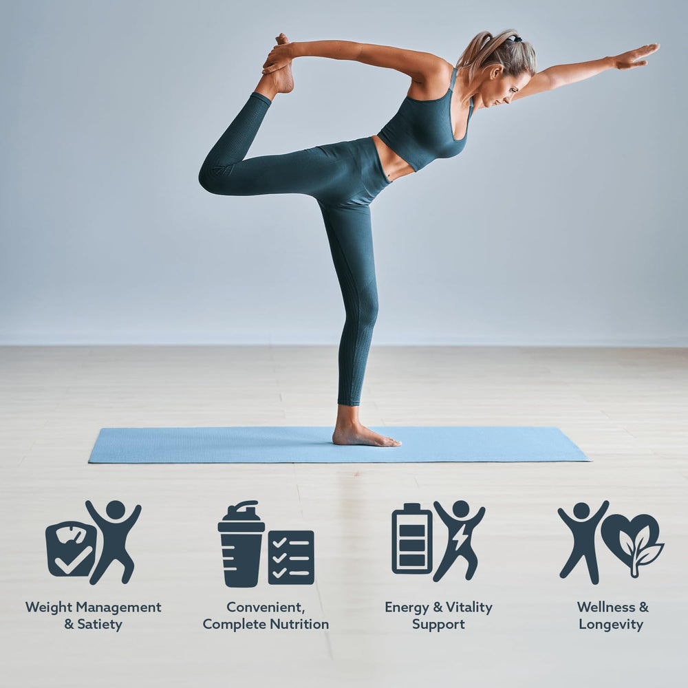 INVIGOR8 Superfood Shake nutrition panel emphasizing high protein and veggie complex