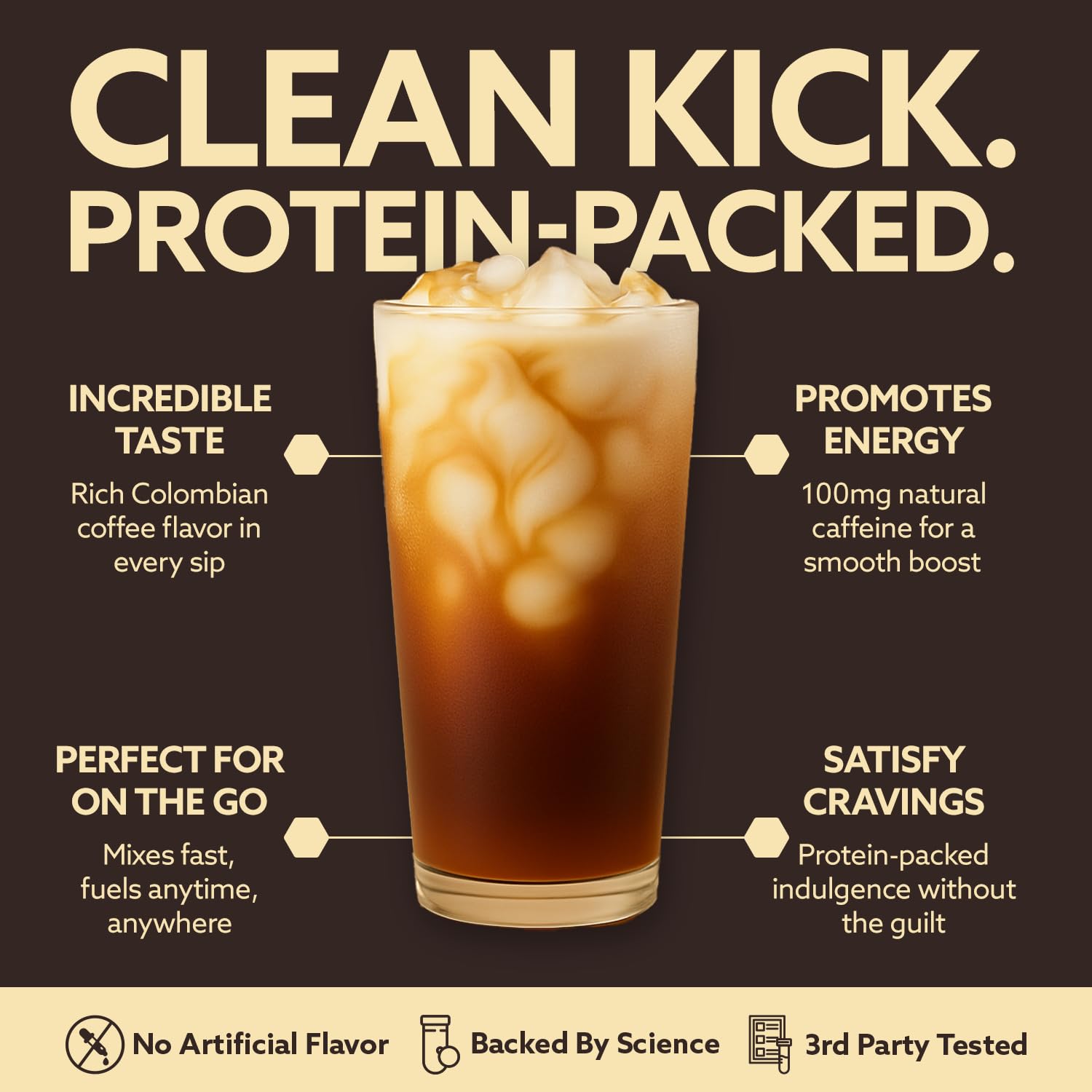 INVIGOR8 25g protein per serving label highlights whey protein isolate for recovery support.