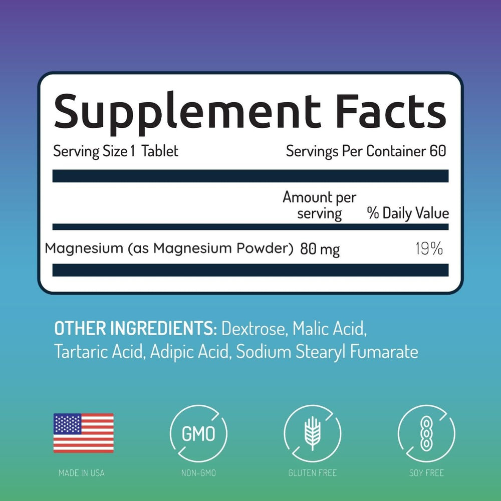 Non-GMO, gluten-free, vegan ingredients in Invigorated Water tablets.