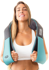 InvoSpa Shiatsu neck and back massager with heat front view for targeted relief.