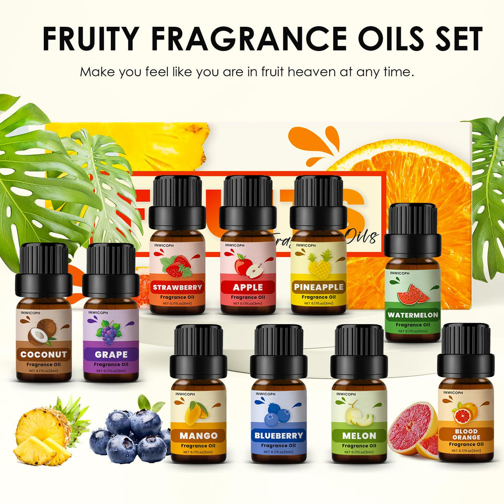 INWICOPH coconut fragrance oil bottle for tropical aroma in diffusers