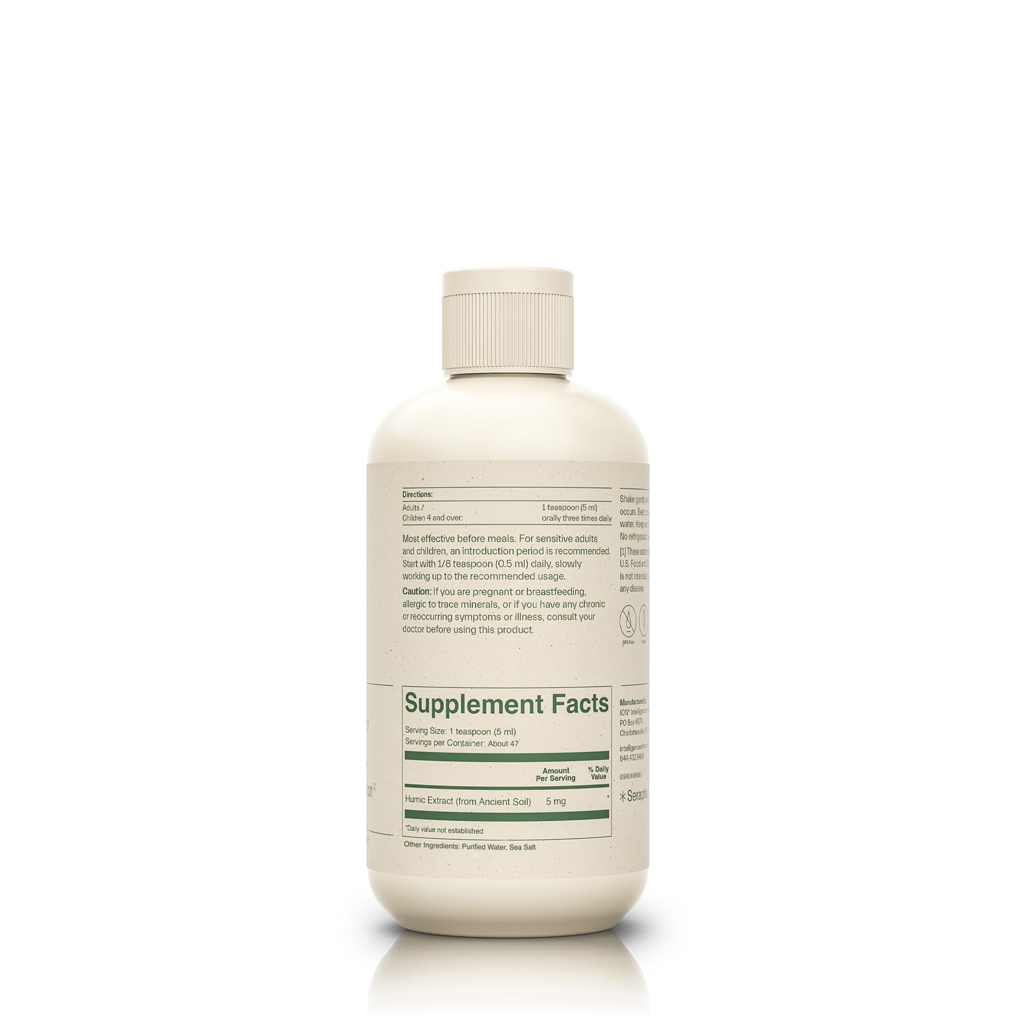 Close-up of ION* Gut Support liquid drops for easy daily use