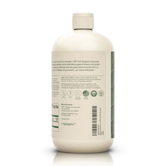 Pouring ION* Gut Support into a glass to enhance daily meals.