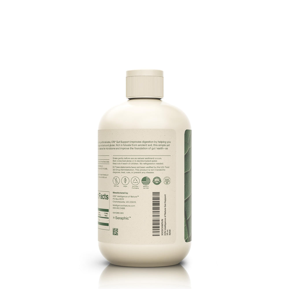 ION* Intelligence of Nature humic extract ingredient highlights natural mineral support.