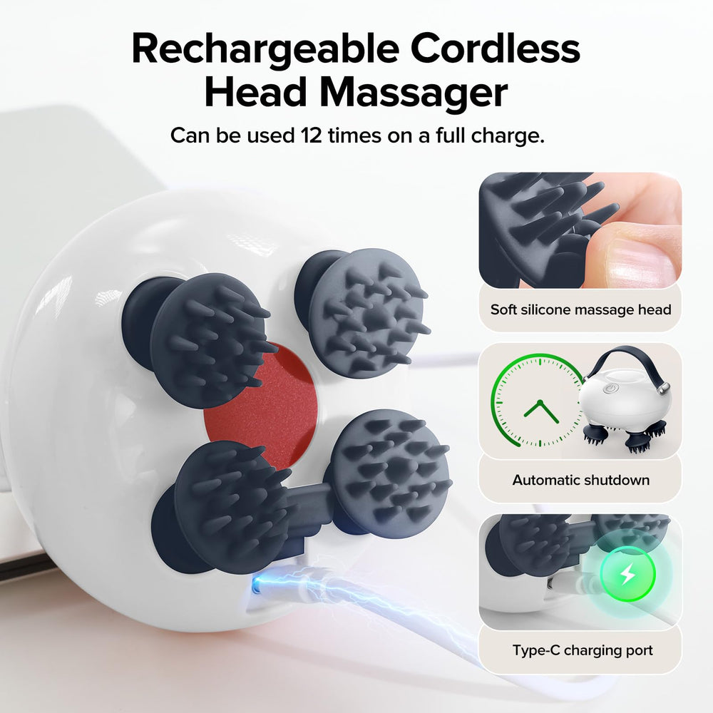 IOOKNA massager with long-lasting battery up to 120 minutes