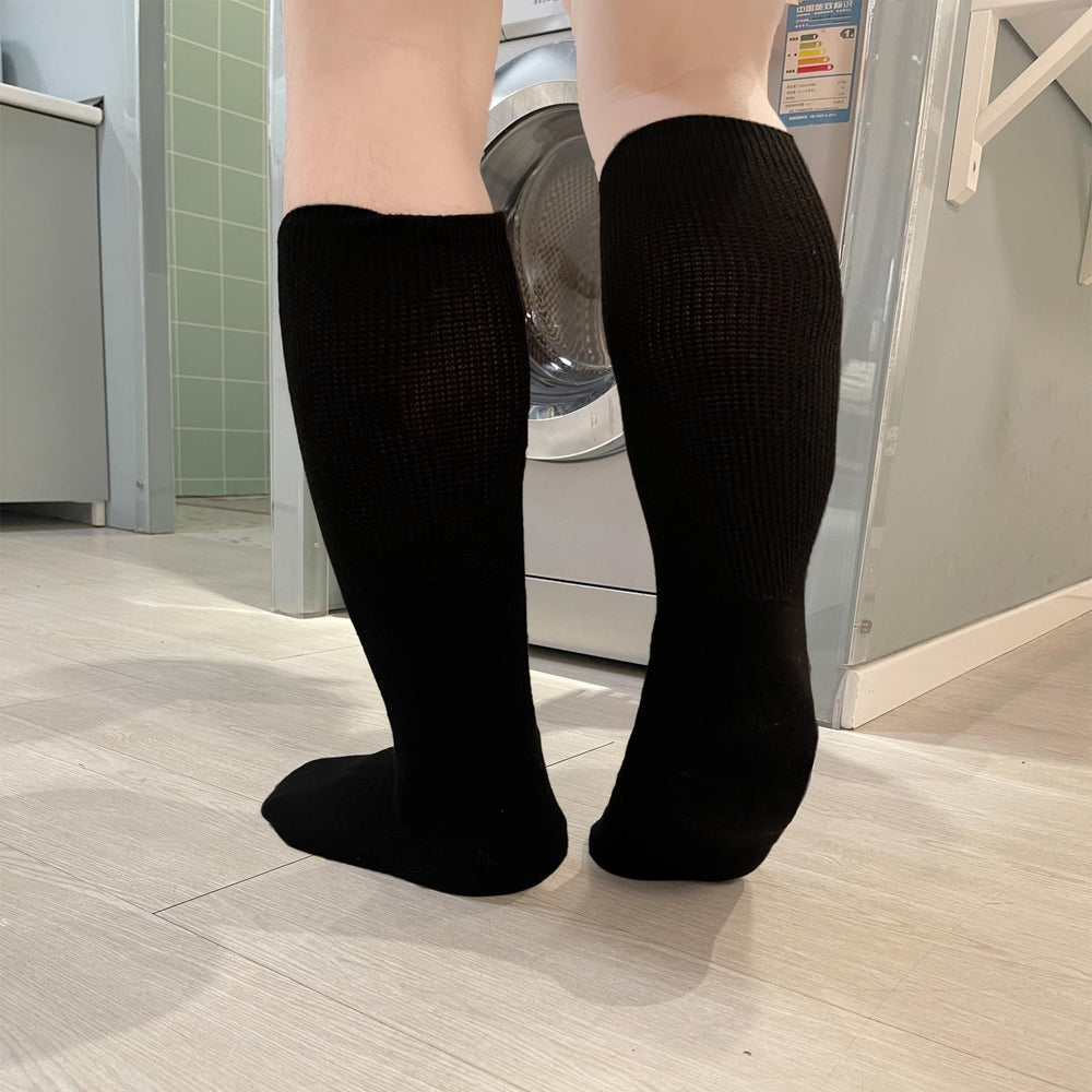 Ioryzek socks feature a soft terry bottom for foot cushioning and pressure relief.