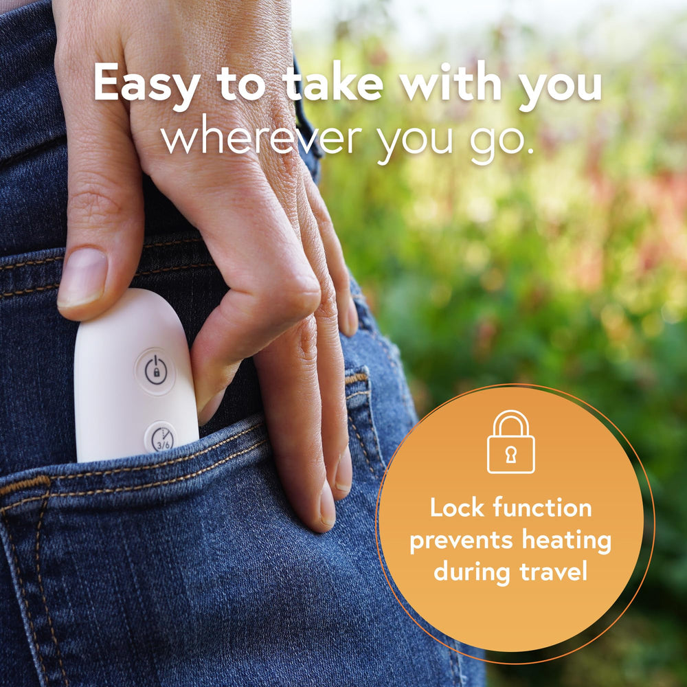 iProven Bug Bite Heat Device packaging with reusable design for first aid kit