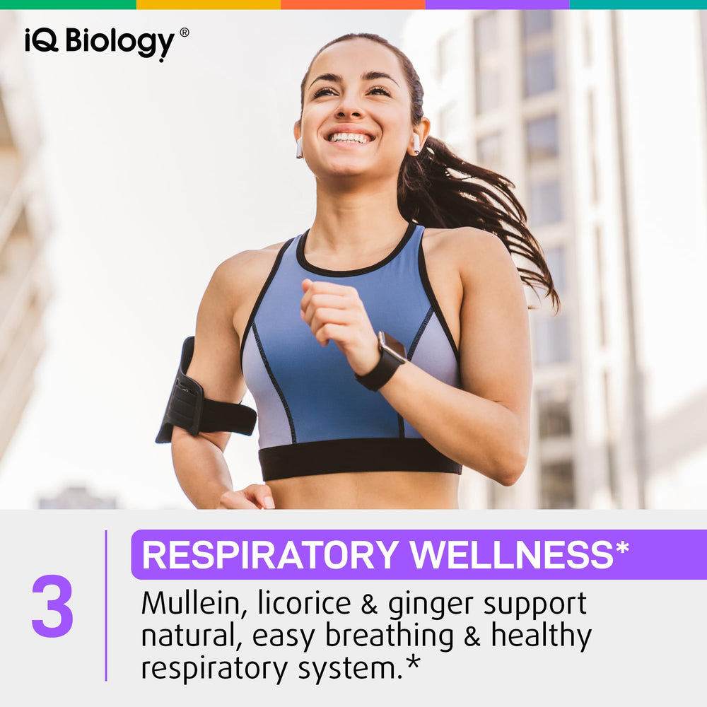 IQ Biology Mullein Drops dropper bottle for convenient dosing