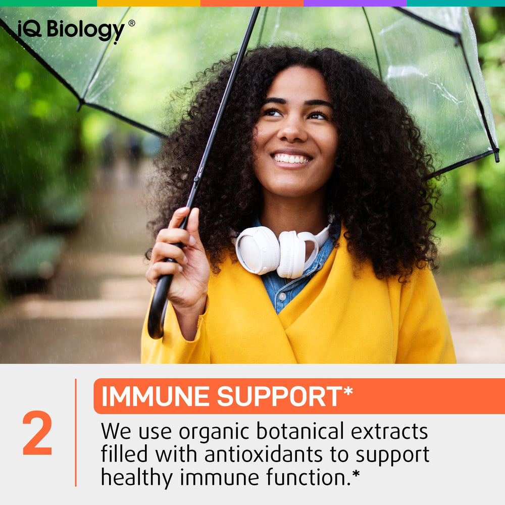 IQ Biology Mullein Drops USDA Organic certification and vegan formulation