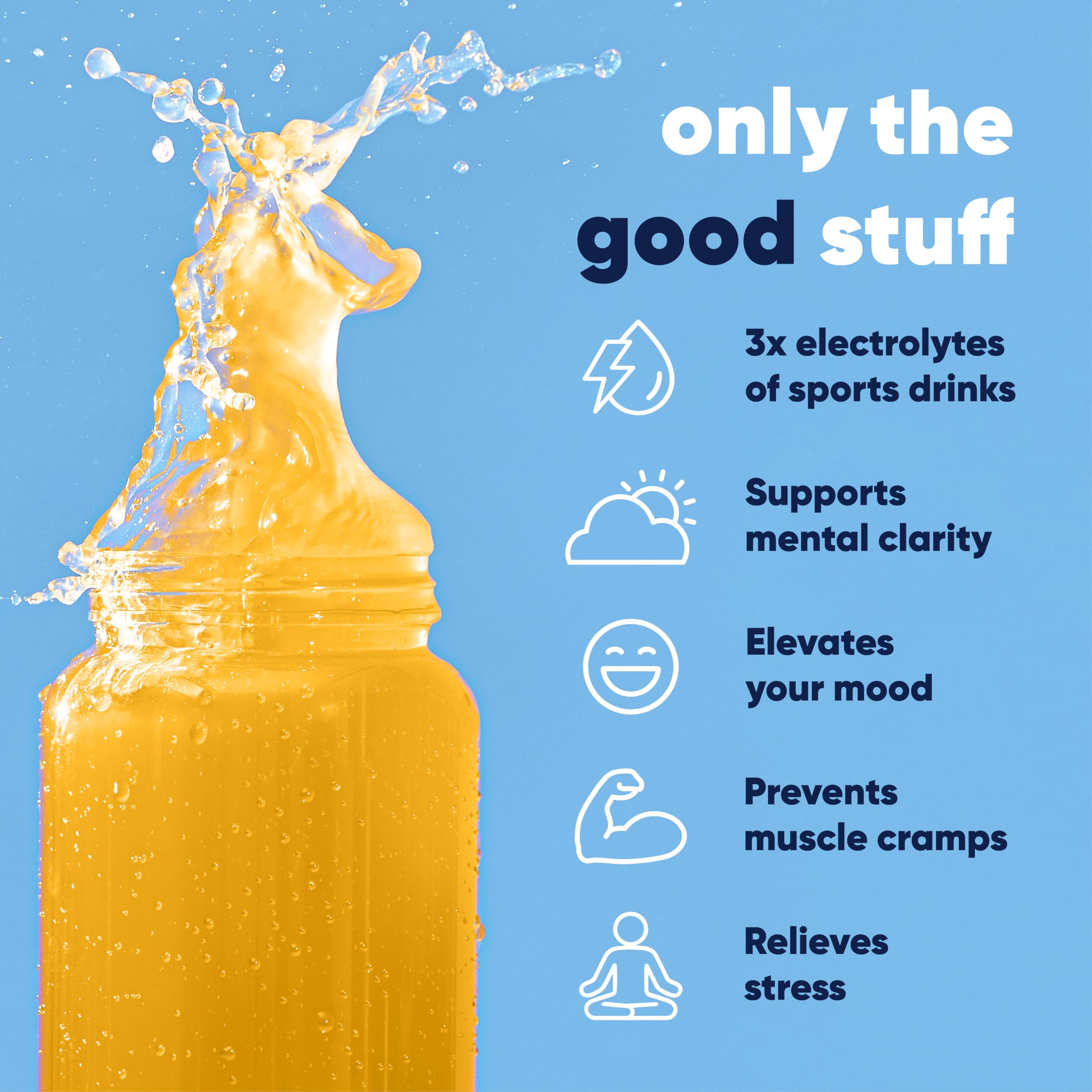 IQBAR IQMIX Packet closeup highlights sugar-free, keto-friendly hydration.