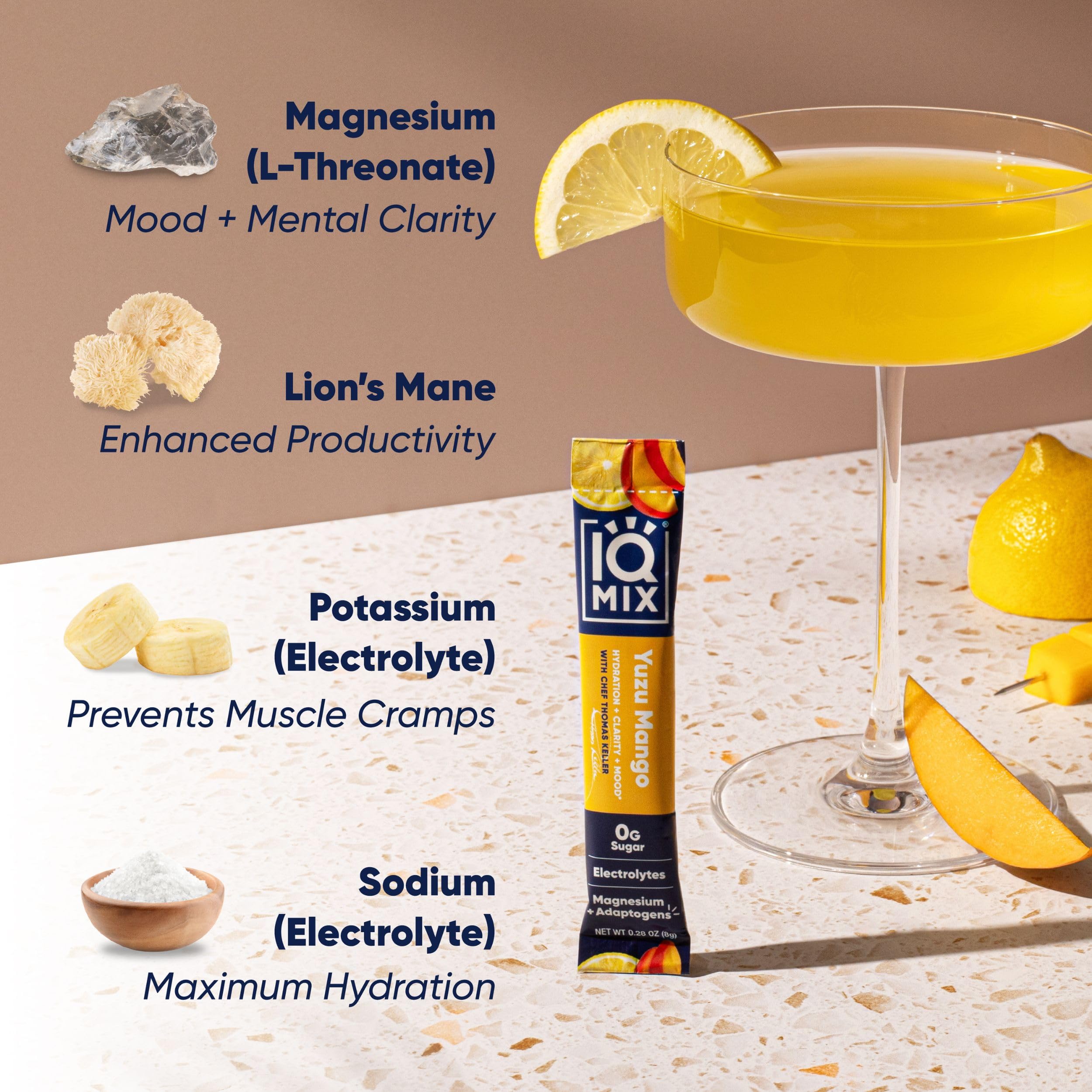 Magtein magnesium label highlighting mood and clarity support in IQMIX.