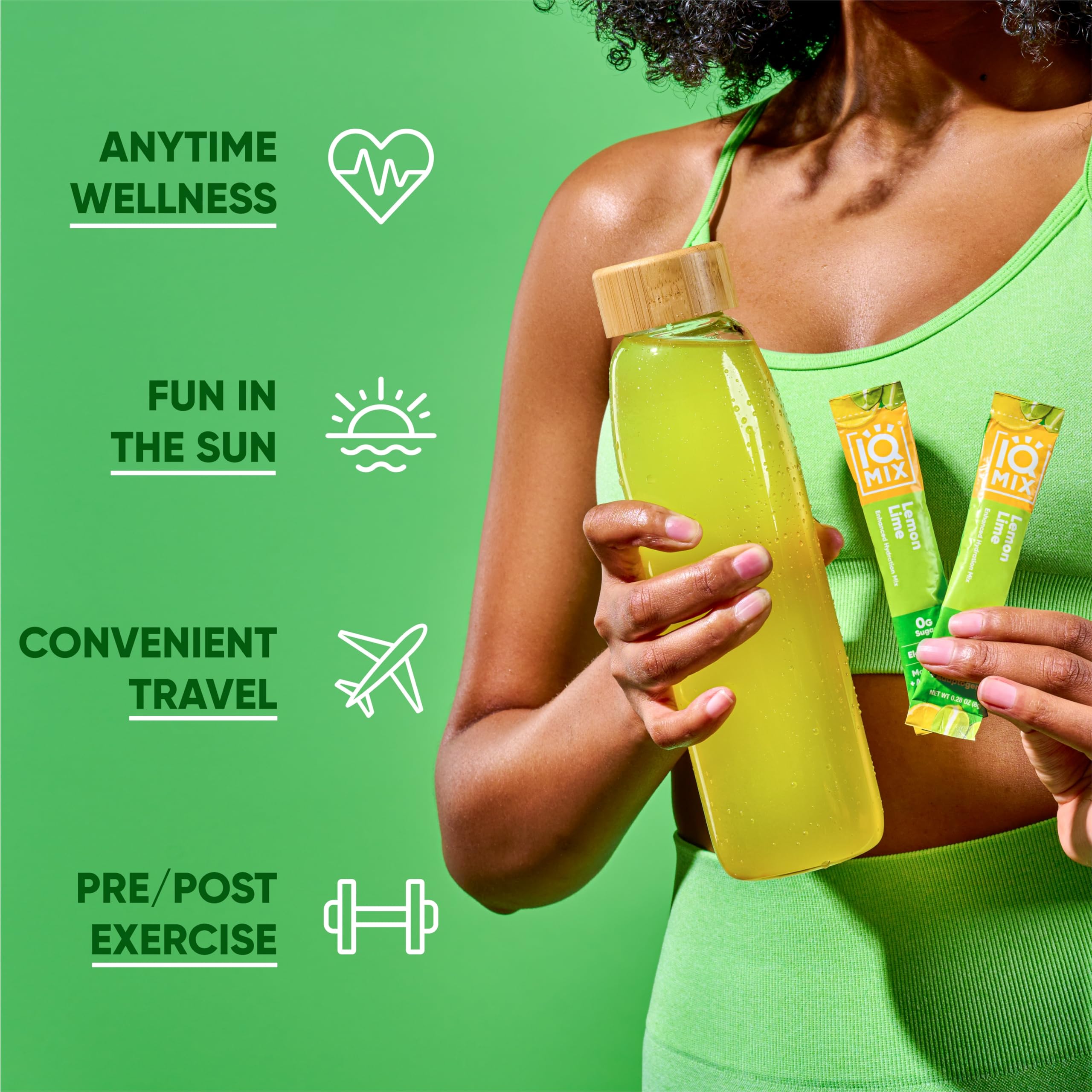 IQMIX iced tea and lemonade stick blends flavor with clean hydration anytime