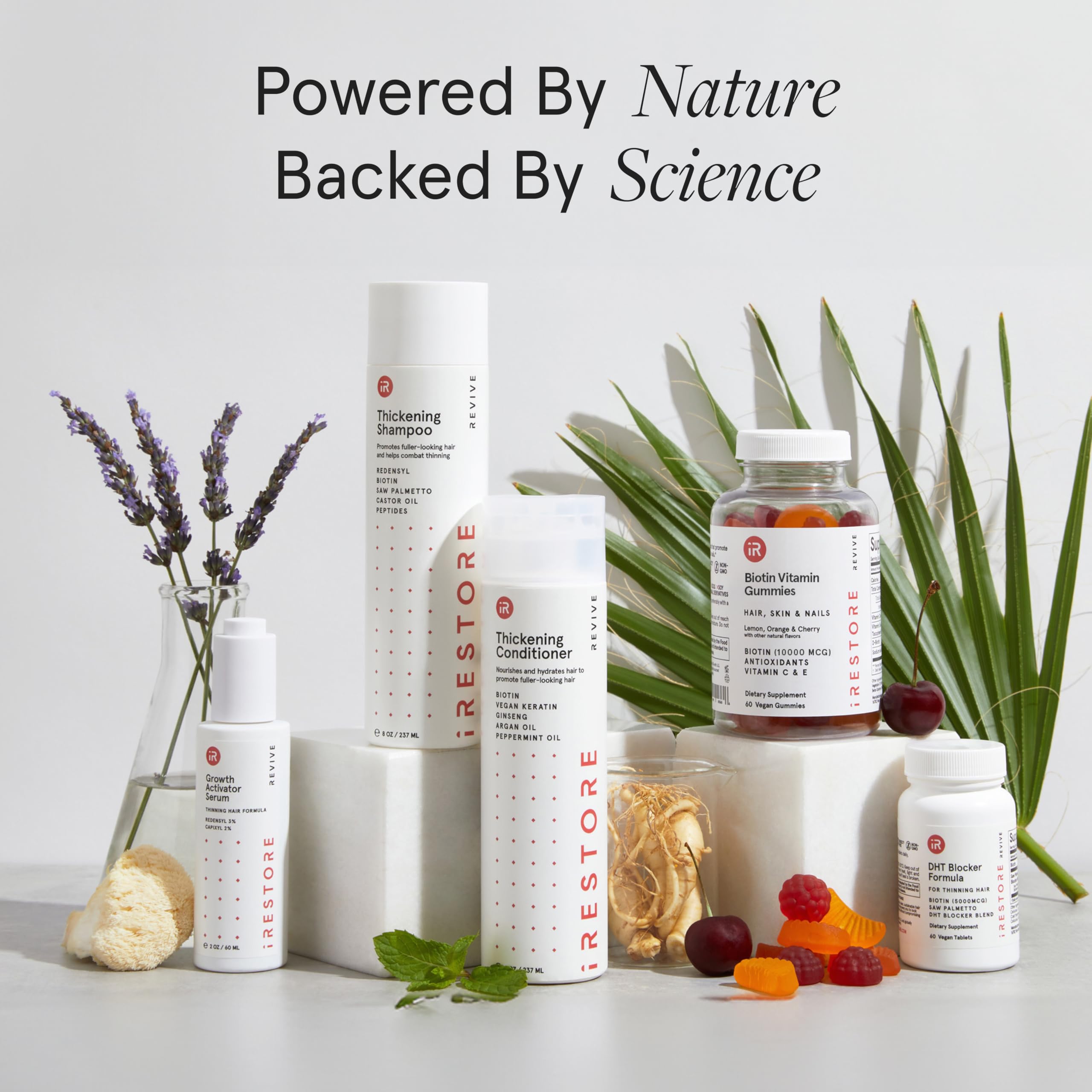 iRestore usa made GMP label reinforcing trusted manufacturing and safety standards.