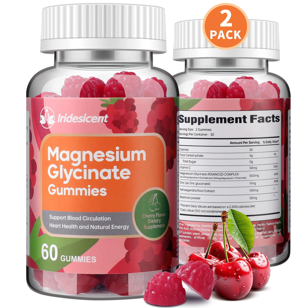 Iridesicent packaging emphasizes GMP-certified quality and safety.