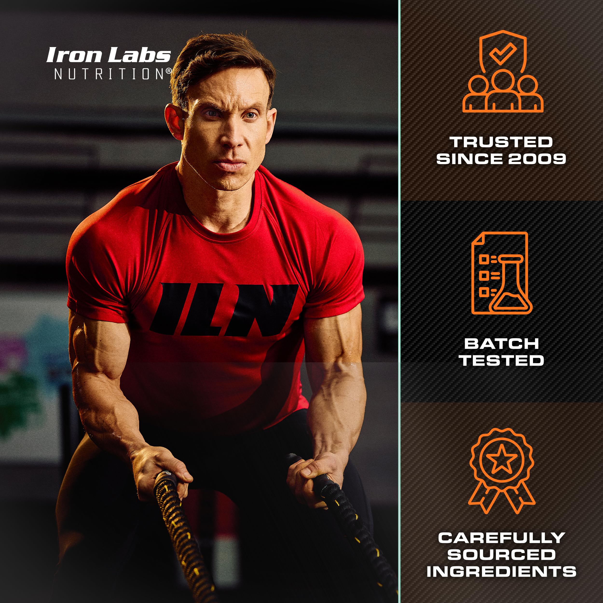 Iron Labs ZM6 packaging box highlighting three-month supply