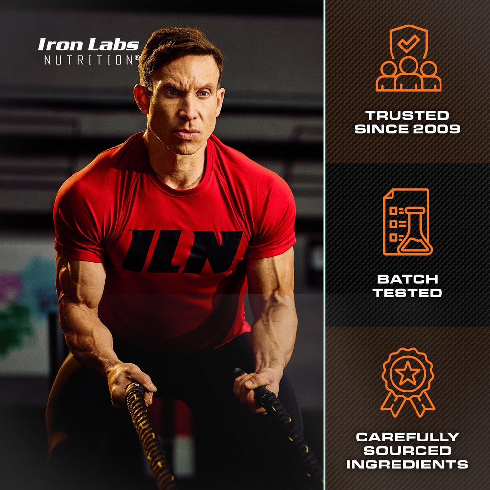 Iron Labs ZM6 packaging box highlighting three-month supply