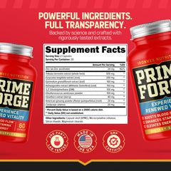 IronVex Testosterone Booster capsules closeup highlights quality ingredients for endurance