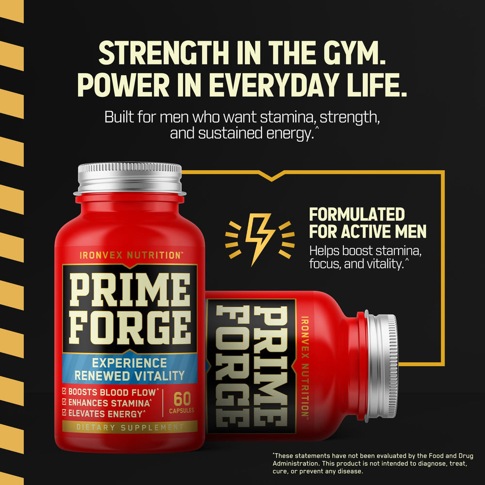 IronVex Testosterone Booster dosage scoop image suggests easy daily use