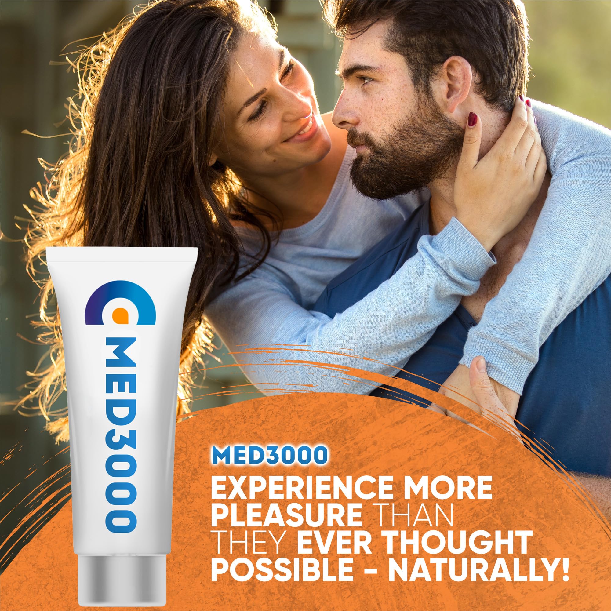 Irvy Gel Med3000 for Men travel-friendly bottle shown for on-the-go use.