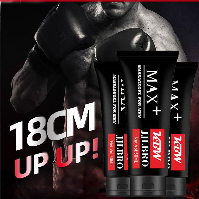 Irvy Huge Max+ XXXL gel application close-up demonstrates smooth texture for easy massage.