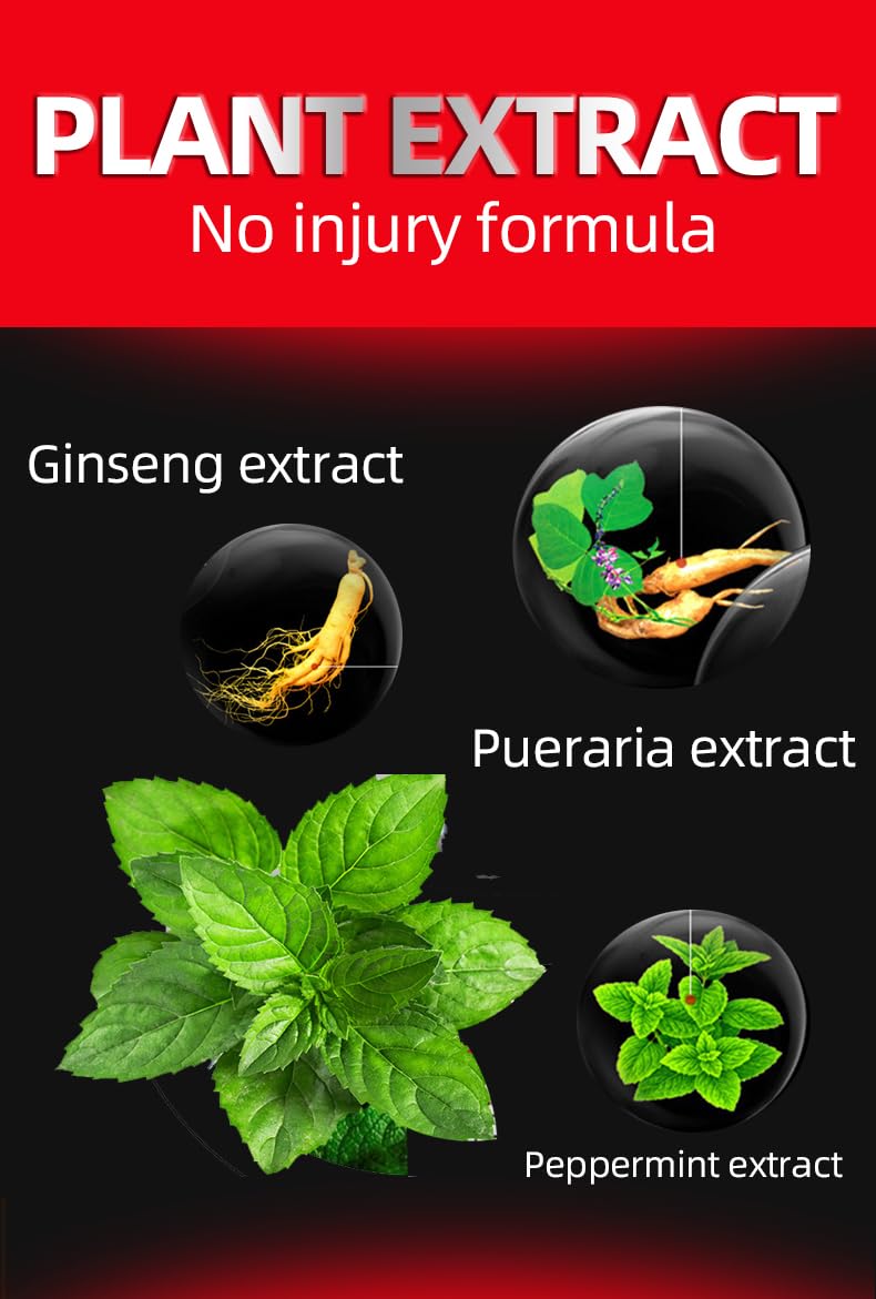 Ingredient scan highlights ginseng, maca, vitamin E, and aloe for nourishment.
