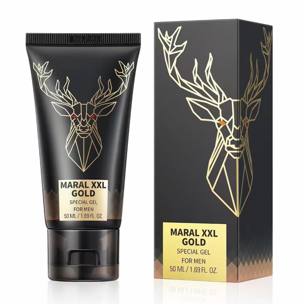 Irvy Maral XXL Gold bottle closeup for daily-use gel.