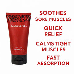 Irvy men's repair gel applied to shoulder to support daily recovery