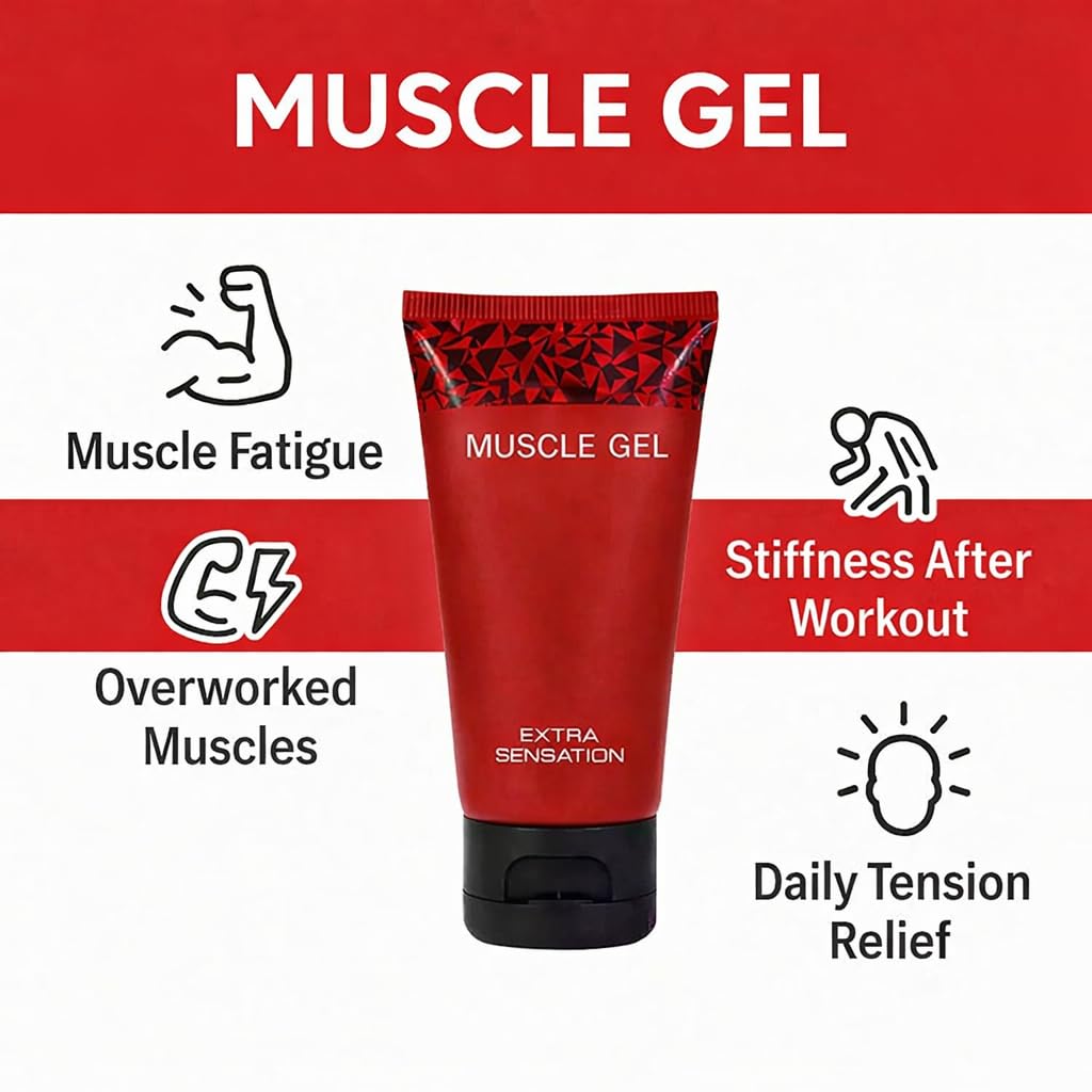 Irvy massage gel on leg muscles post-workout for comfort