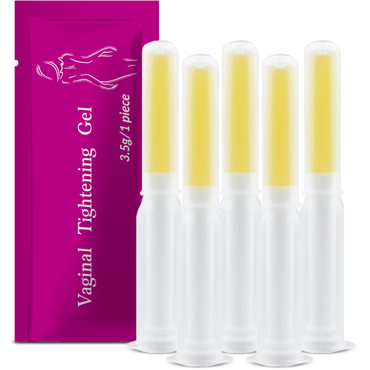 Irvy premium vaginal tightening gel front-view packaging for daily self-care routines.