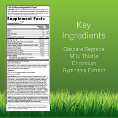 Irwin Naturals soft-gels poured for easy daily digestive support.
