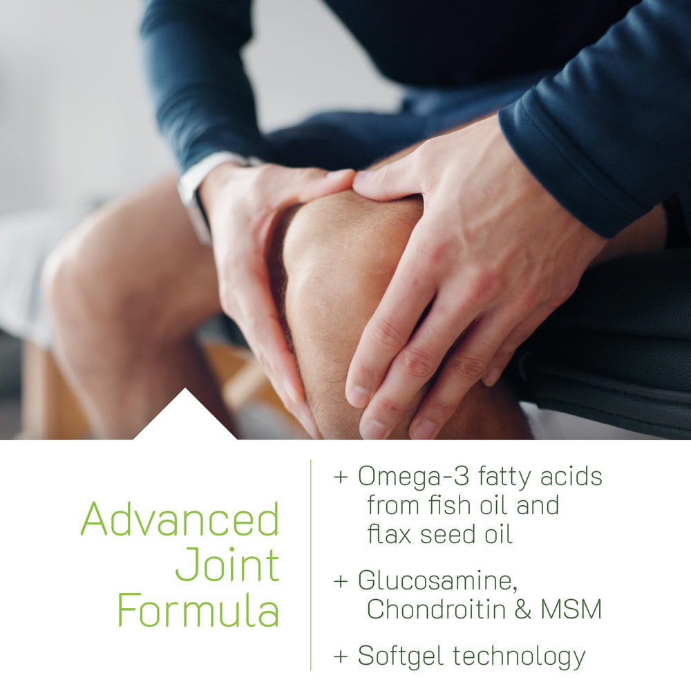 Irwin Naturals 3-in-1 joint formula pour demonstrating easy dosing