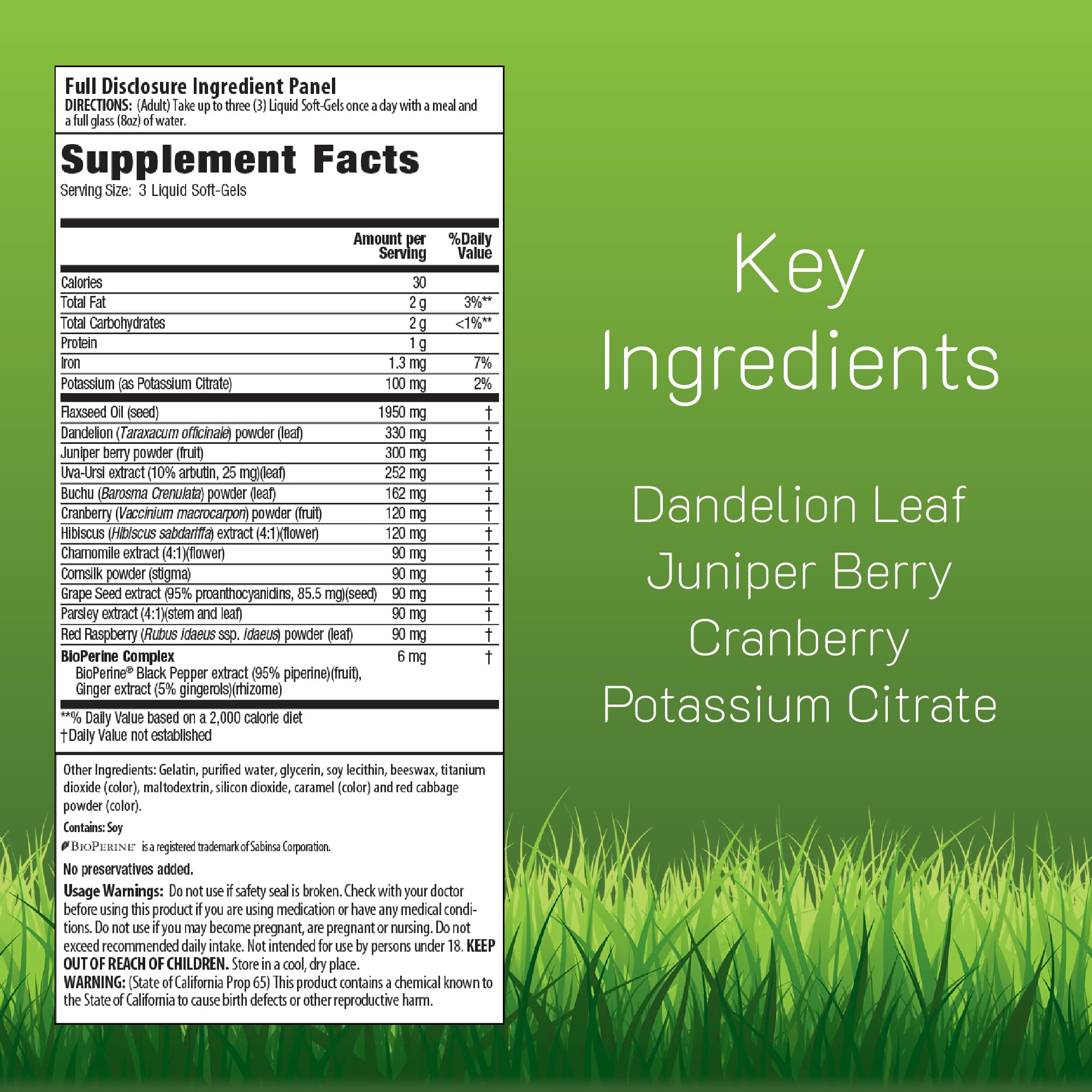 Irwin Naturals Bloat-Away cranberry ingredient close-up highlights antioxidant botanicals