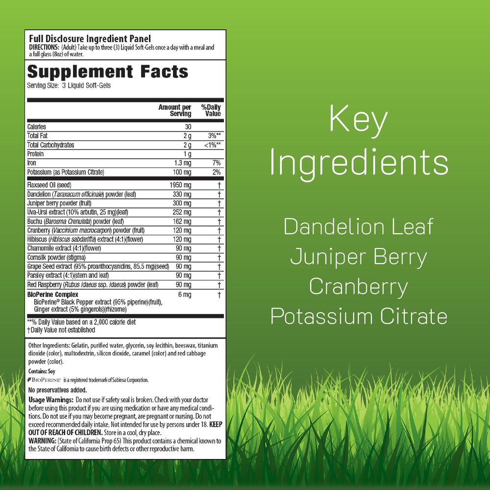 Irwin Naturals Bloat-Away cranberry ingredient close-up highlights antioxidant botanicals