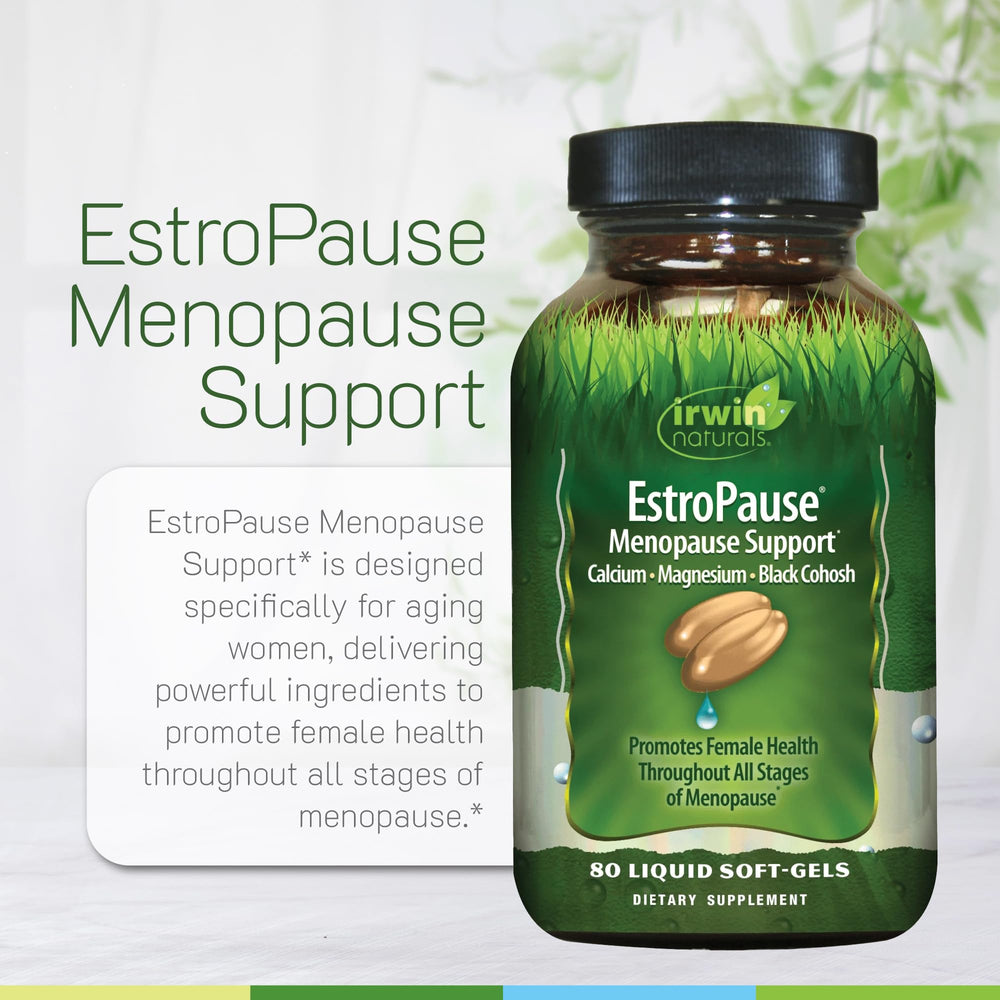 Irwin Naturals EstroPause 2-pack box for convenient storage.