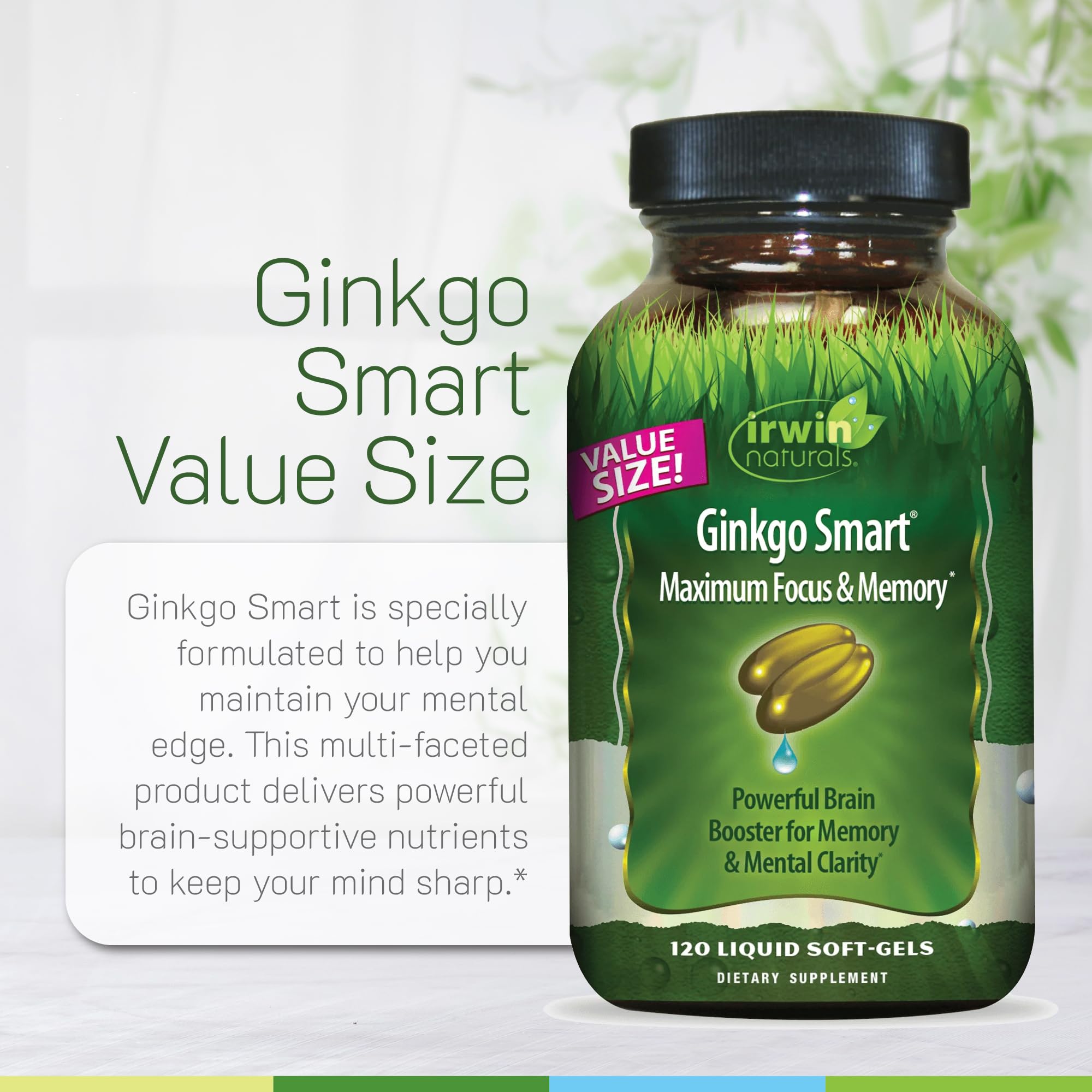 Irwin Naturals Ginkgo Smart BioPerine complex shows enhanced absorption in action