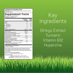 Irwin Naturals Ginkgo softgels pour shows easy daily use for focus and alertness.