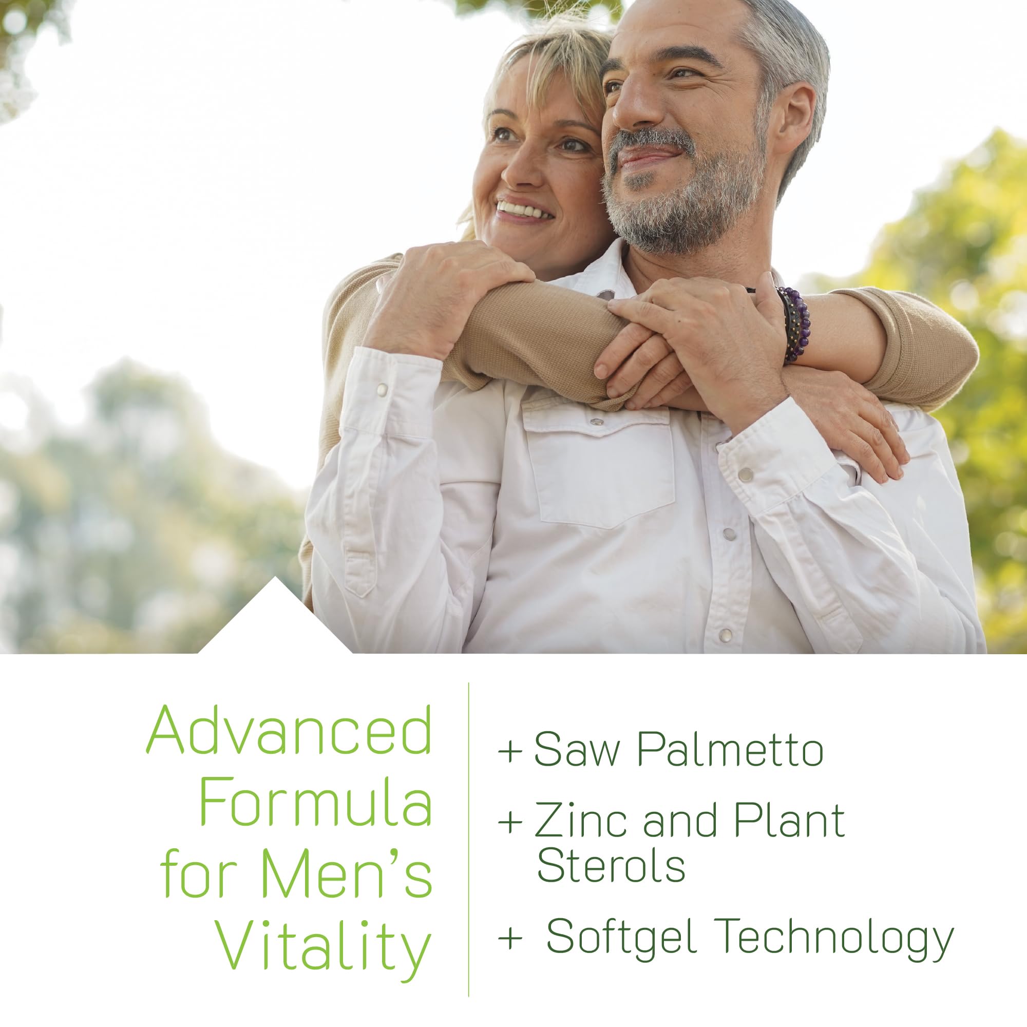 Close look at ingredients panel of Healthy-Flow Saw Palmetto