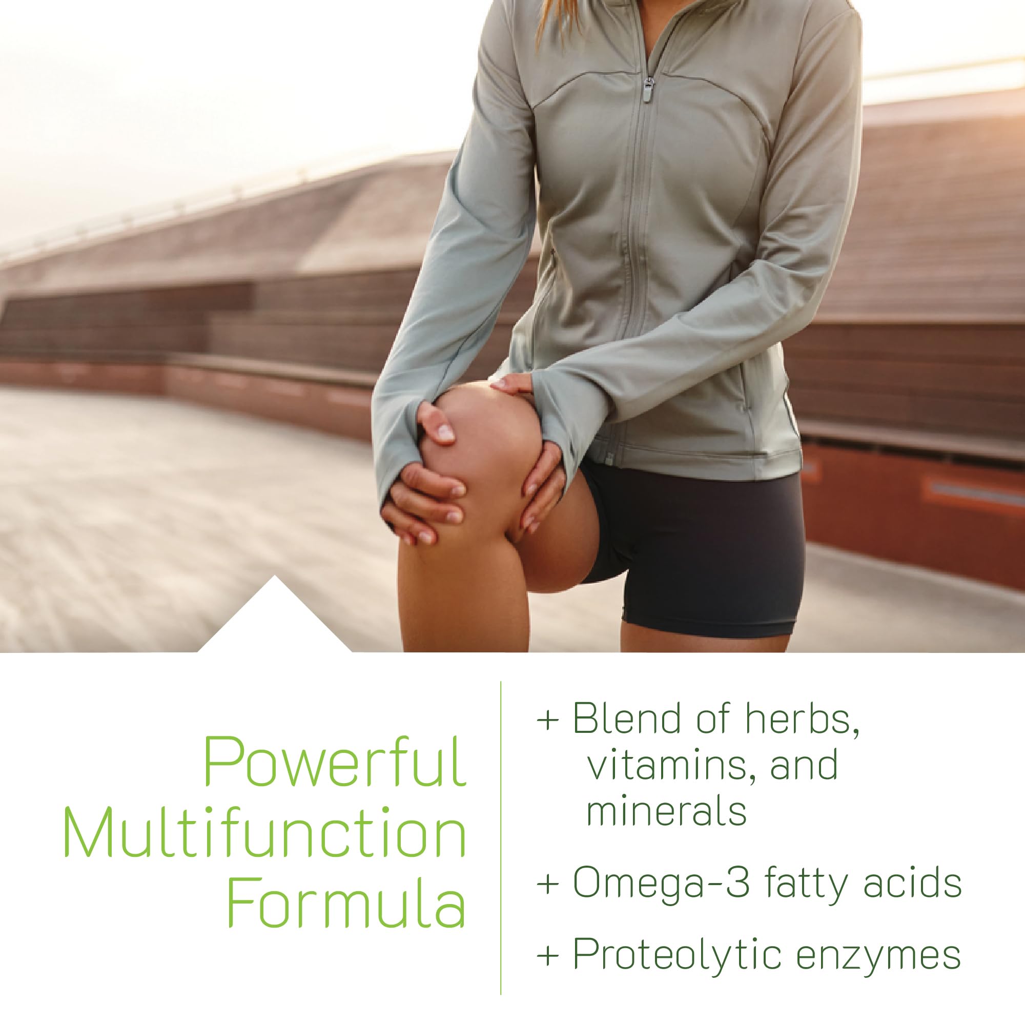 Inflamma-Less bottle with dosing spoon suggesting simple daily regimen