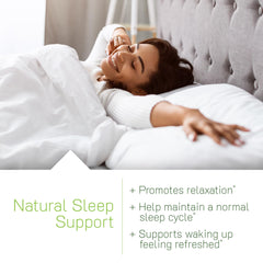 Close-up of Power to Sleep PM liquid soft-gels for easy swallowing