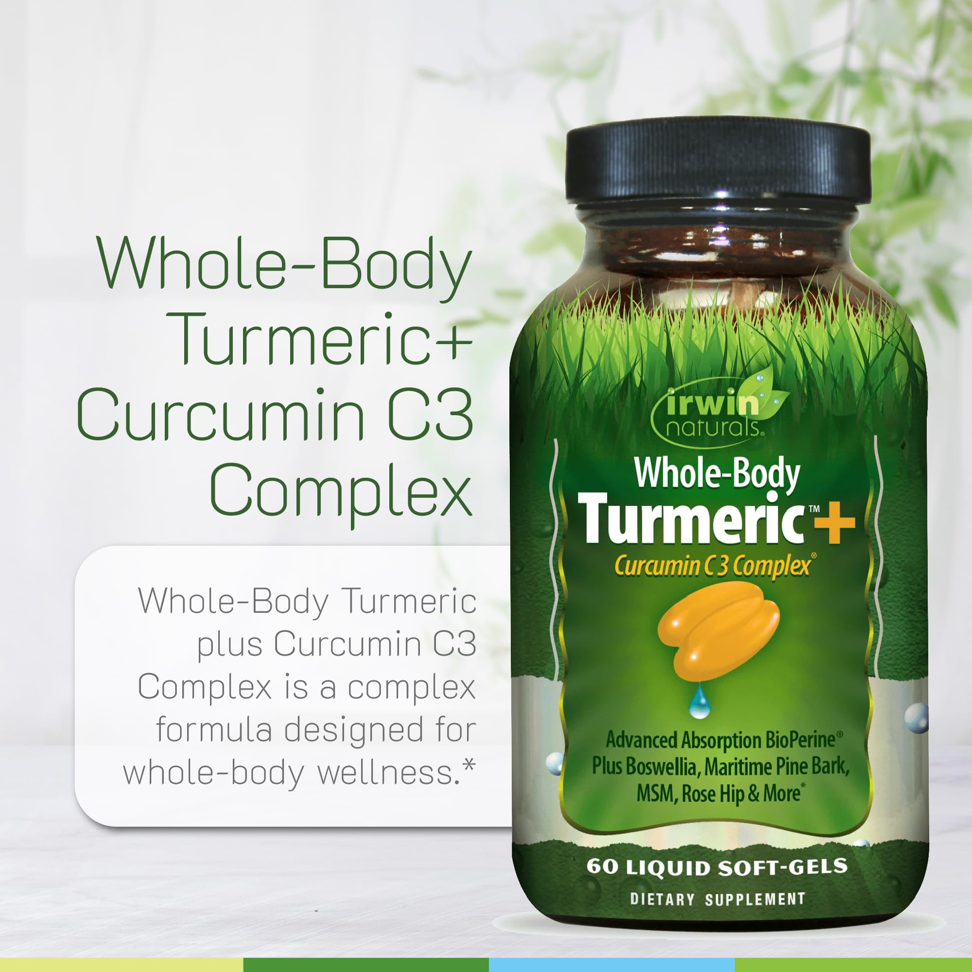 Irwin Naturals Rose Hip and Maritime Pine extract provide natural antioxidant ingredients.