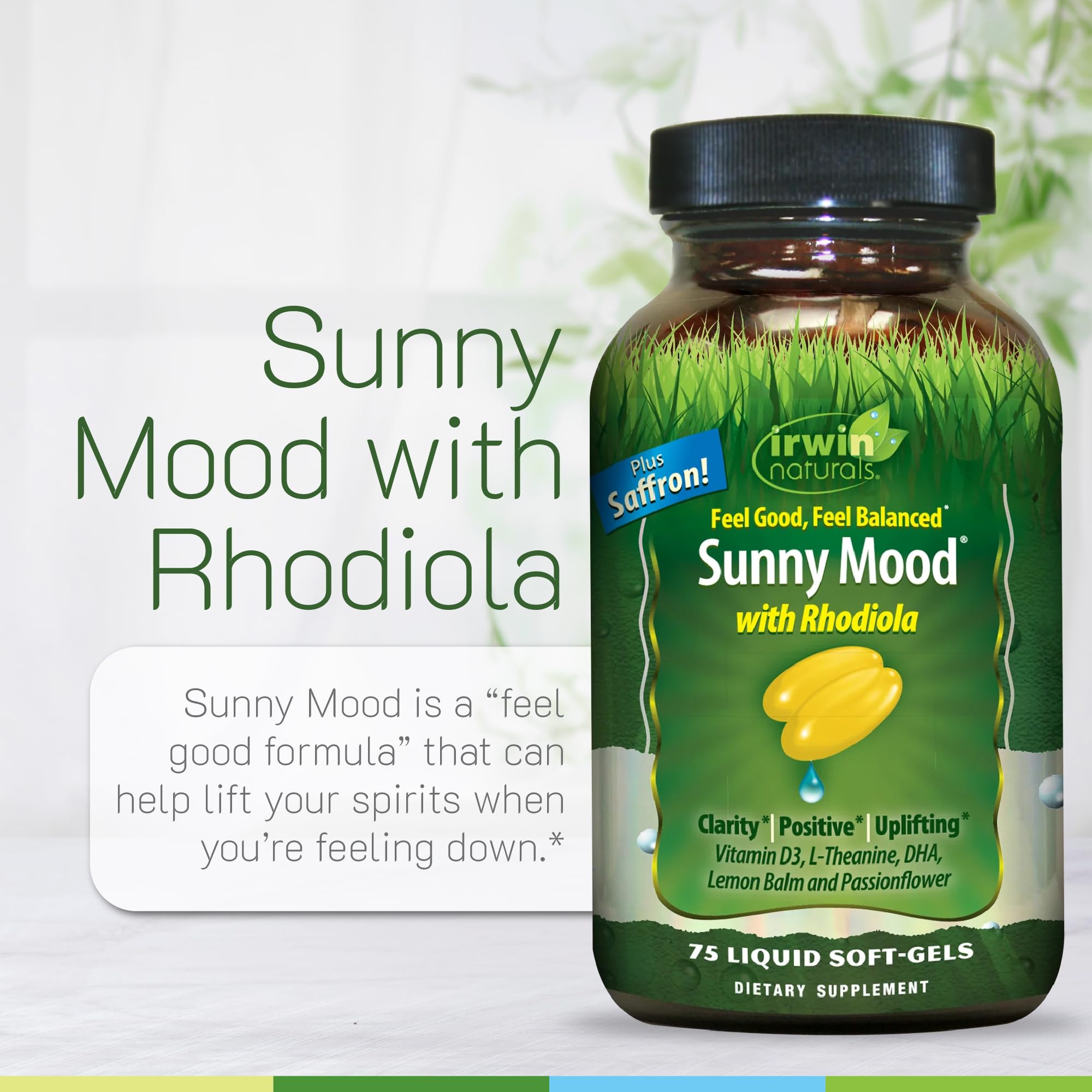 5-HTP ingredient visual hints at mood balance support