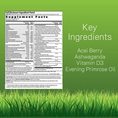 Irwin Naturals Women's Living Green soft-gels highlight convenient daily intake for busy mornings.