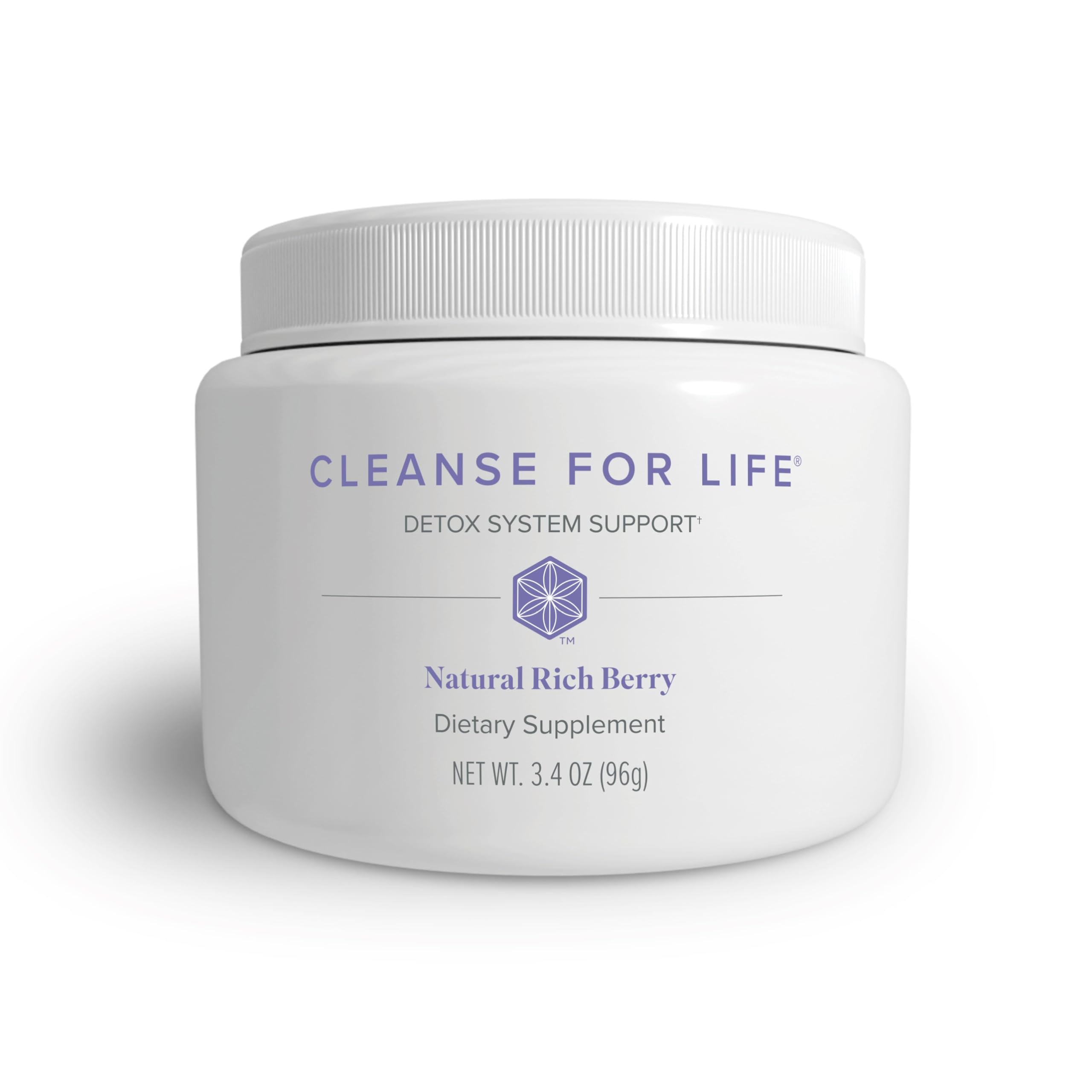 Isagenix Cleanse for Life berry powder tub, daily cleanse option.