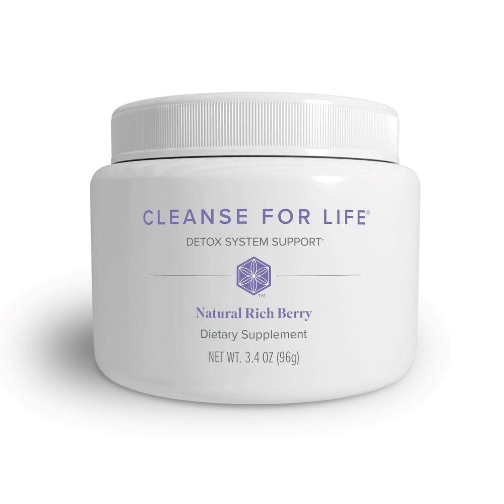 Isagenix Cleanse for Life berry powder tub, daily cleanse option.
