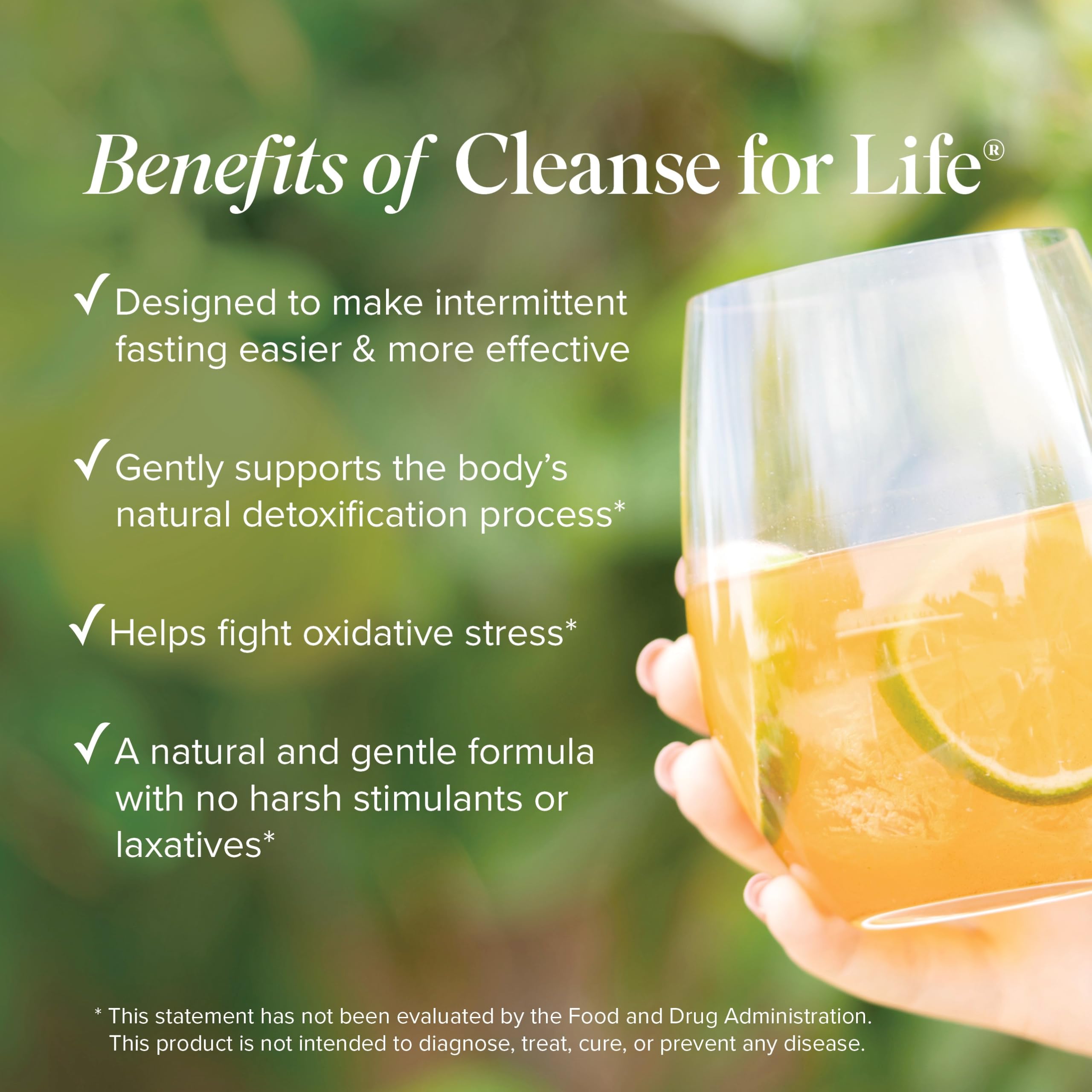 Isagenix Cleanse for Life bottle ready for daily cleanse routine.