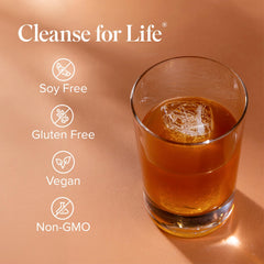 Isagenix Cleanse for Life packaging showing gluten and soy free formula.