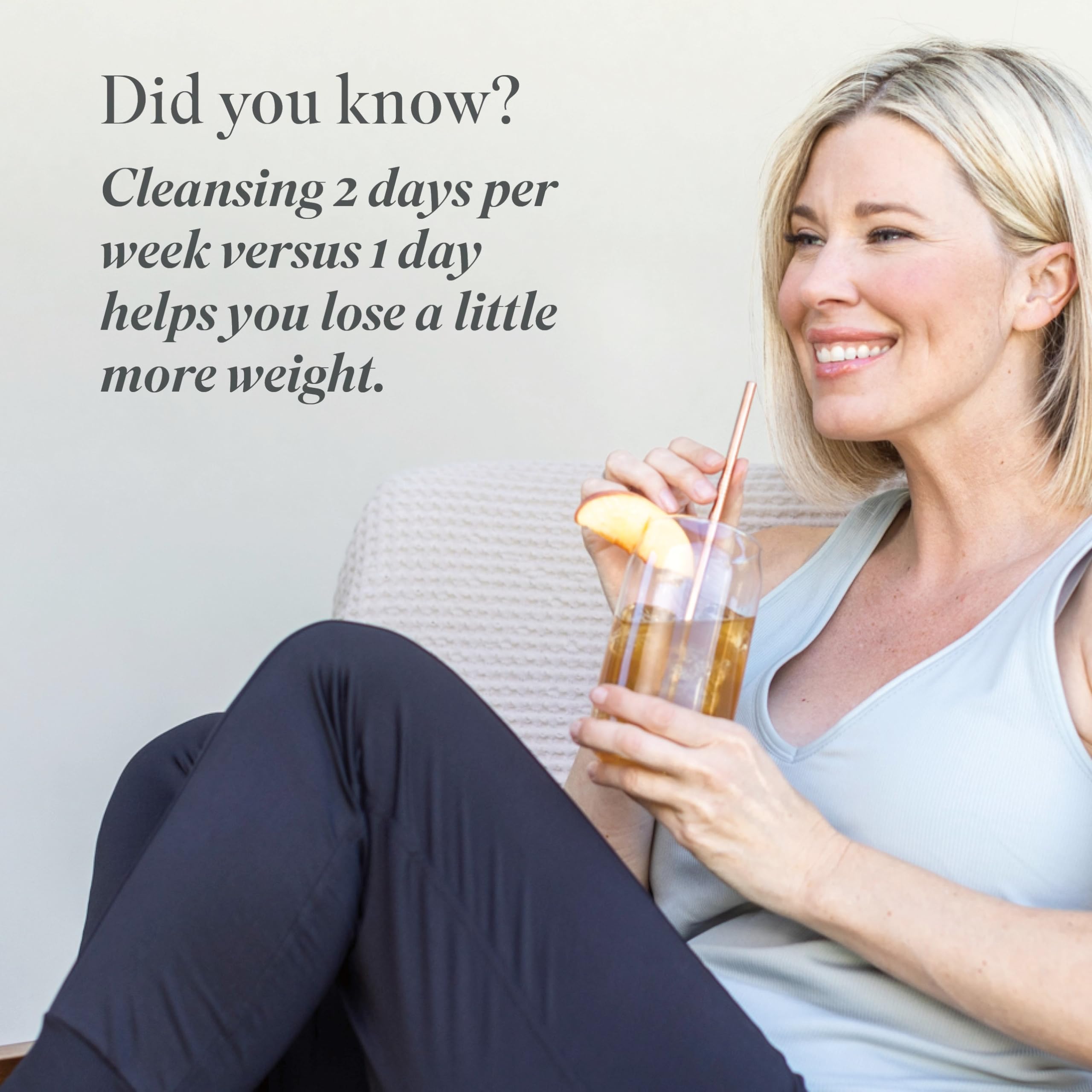 Isagenix Cleanse for Life Peach Mango packaging label on tub